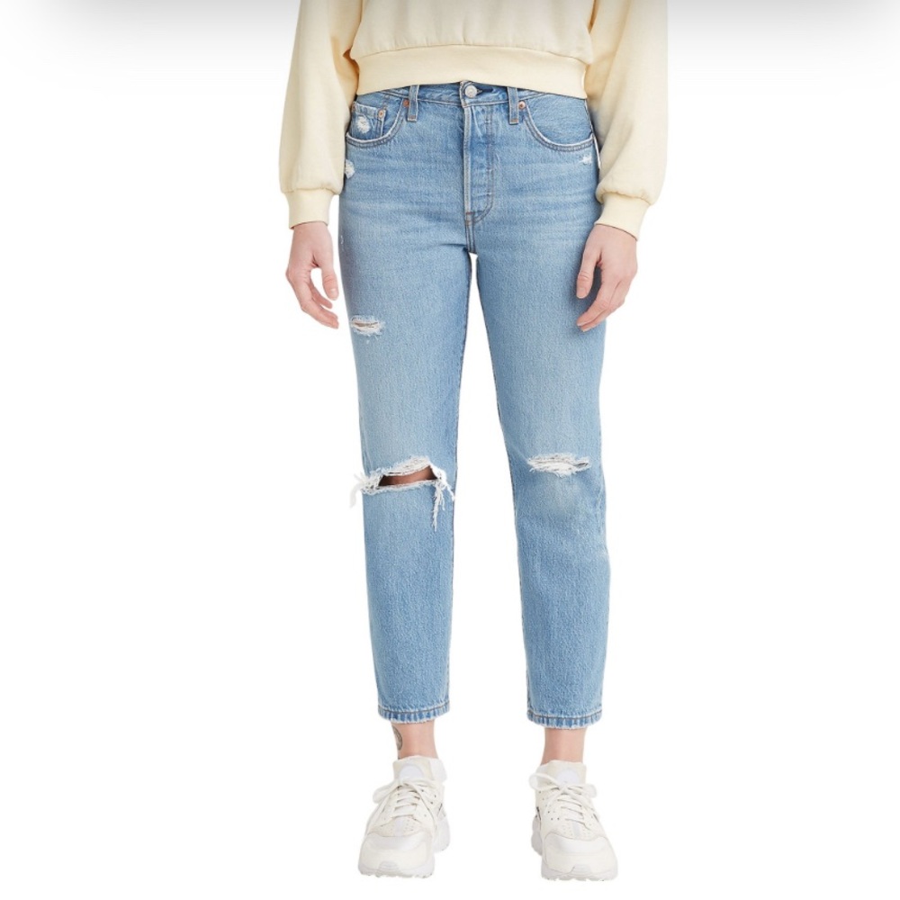 Levi's Women's 501 Mid Rise Cropped Jeans